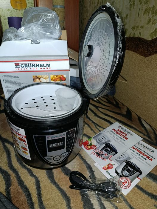 Мультиварка  Grunhelm MC-6SB новая