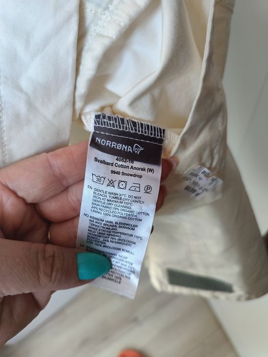 Kurtka norrona anorak S kremowa