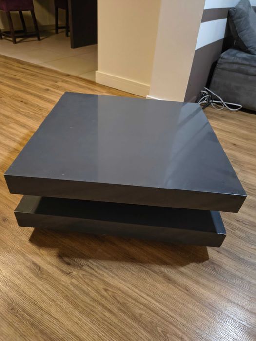 Stolik obrotowy kawowy na łożysku