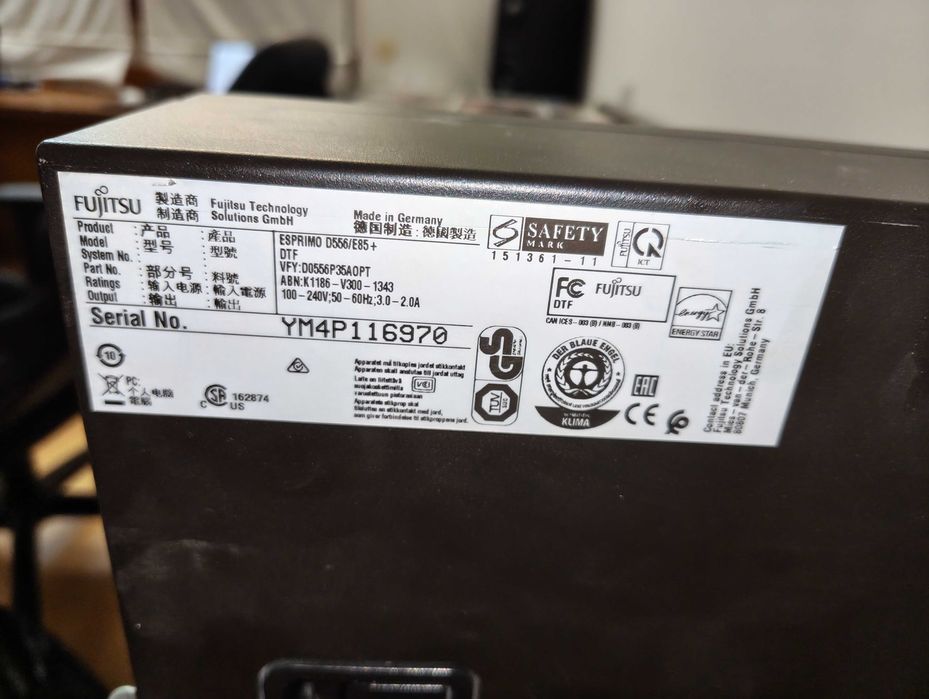 Computador Completo Fujitsu Profissional