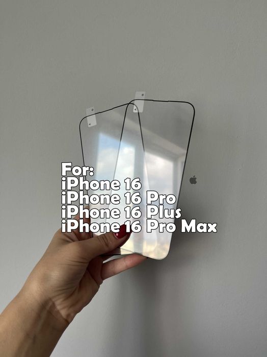 Захисне скло для iPhone 16 9D 9H защитное стекло айфон 5D