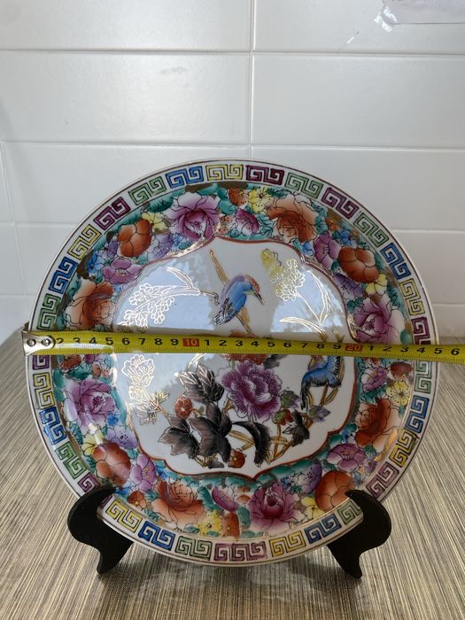 Prato de porcelana chines antiga