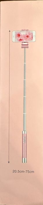 Монопад для смартфонов iOS/android Noosy (Pink) BR17-RG с распозн.лица