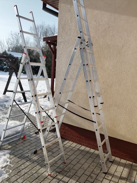 Drabina aluminiowa 3/8 nowa
