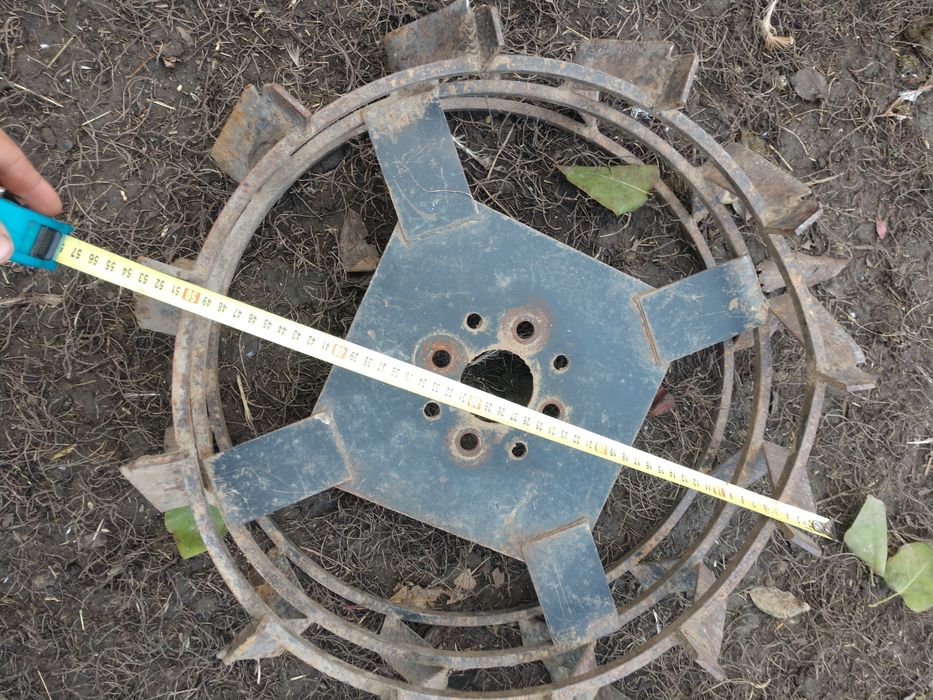 Грунтозацепи залізні колеса мотоблока трактора