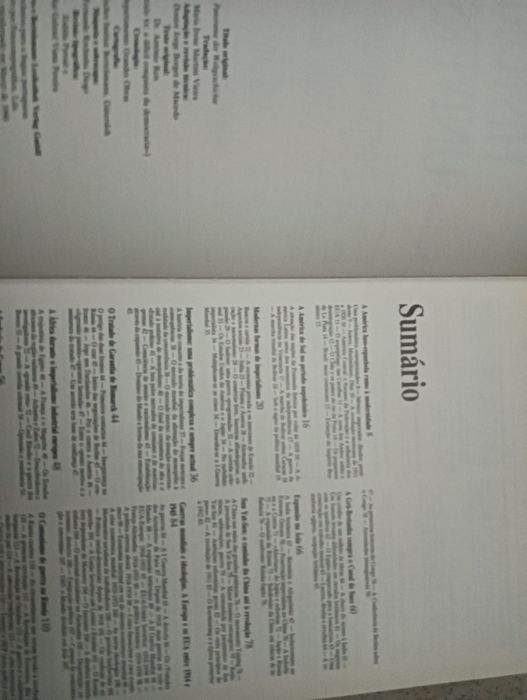 Imperialismo moderno, guerras mundiais, a década de 80	 Como Novo!