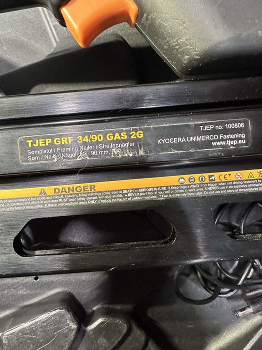 Газовий цвяхозабивний пістолет TJEP GRF 34/90 GAS 2G