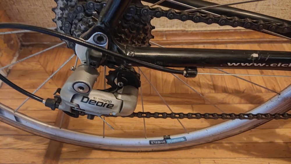 Велосипед Cicli, рама 170-180см  алюм7005, shimano Deore
