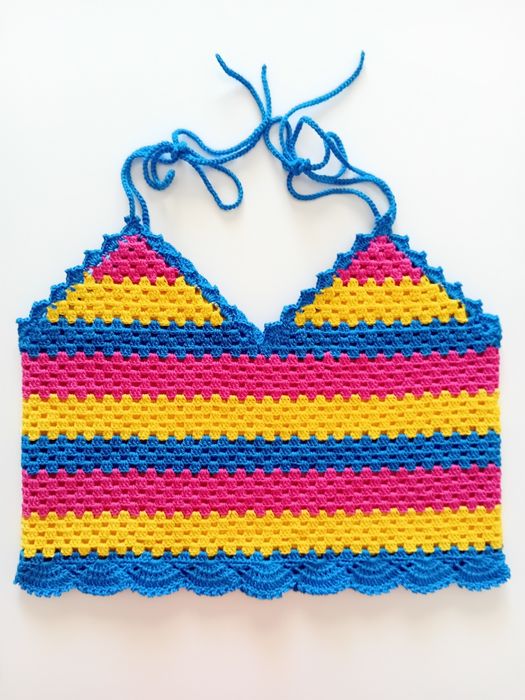 Top  crochê verão