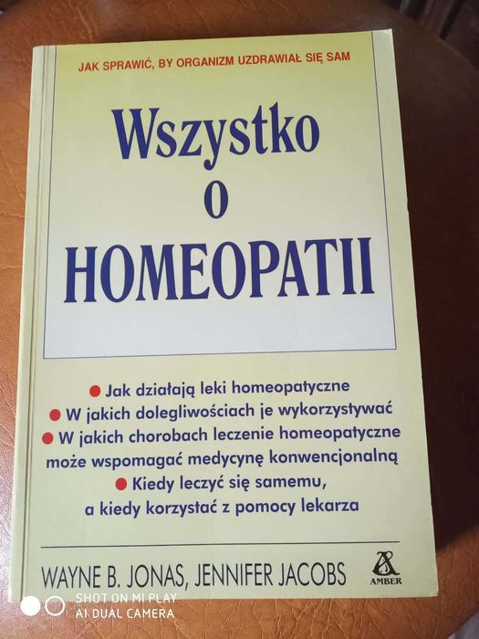 Książka  wszystko o homeopatii