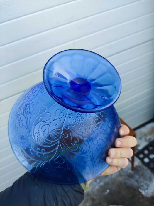 Kobaltowa Patera - Duża - Ząbkowice ? - ciekawy design - V