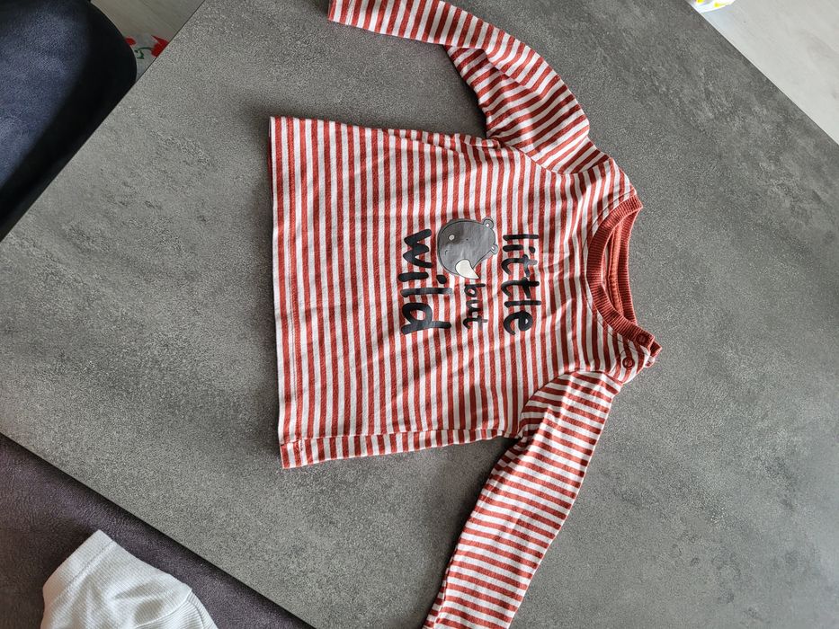 Zestaw 5 bluzek z długim rękawem rozm. 74/80