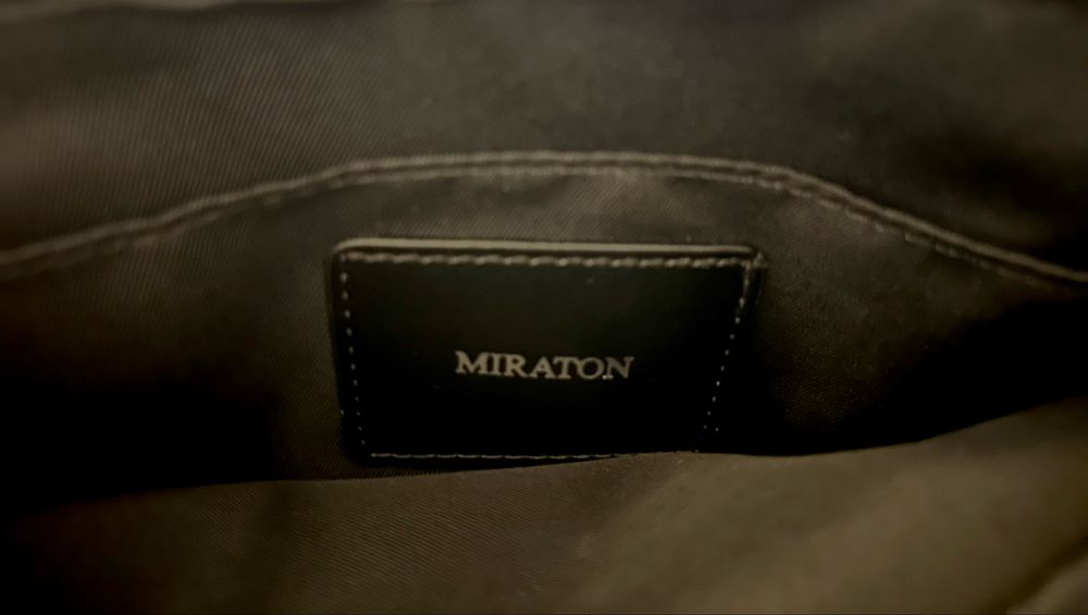 Сумка чоловіча крос-боді шкіряна MIRATON