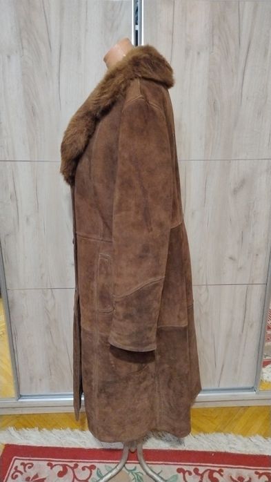 Жіноча дублянка з натуральної овчини