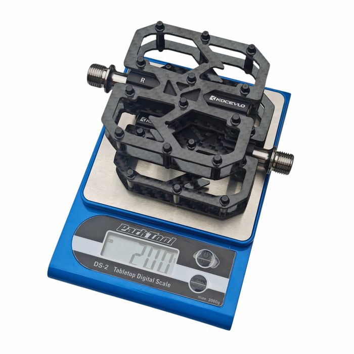 Carbon + Tytan KOCEVLO pedały platformowe rower ultralekkie carbonowe tytan
