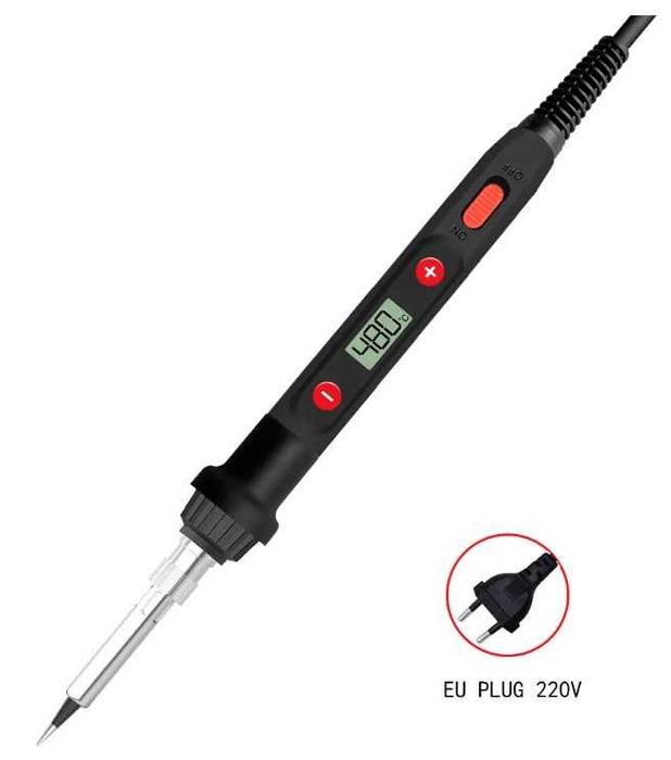 Паяльник 80Вт с регулировкой температуры и ЖК дисплеем