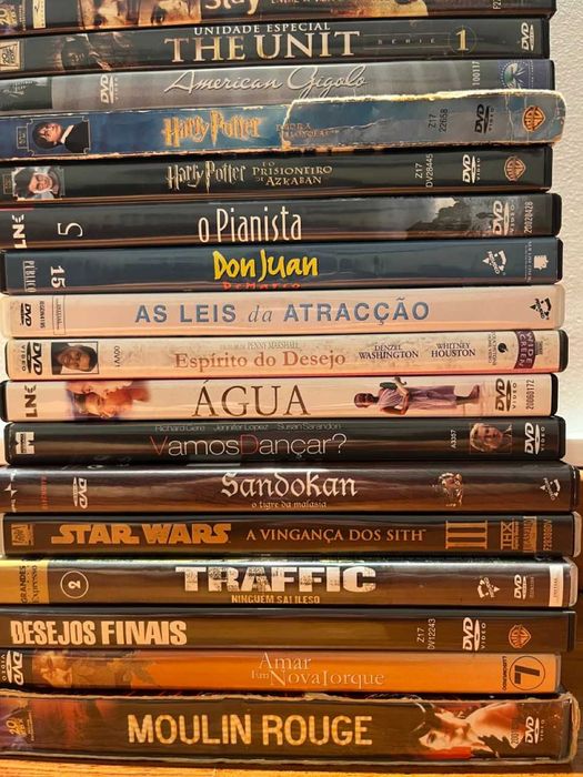 Vários DVDs Originais (várias categorias)