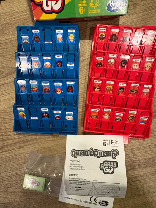 Quem é Quem jogo tabuleiro Versão Grab & Go