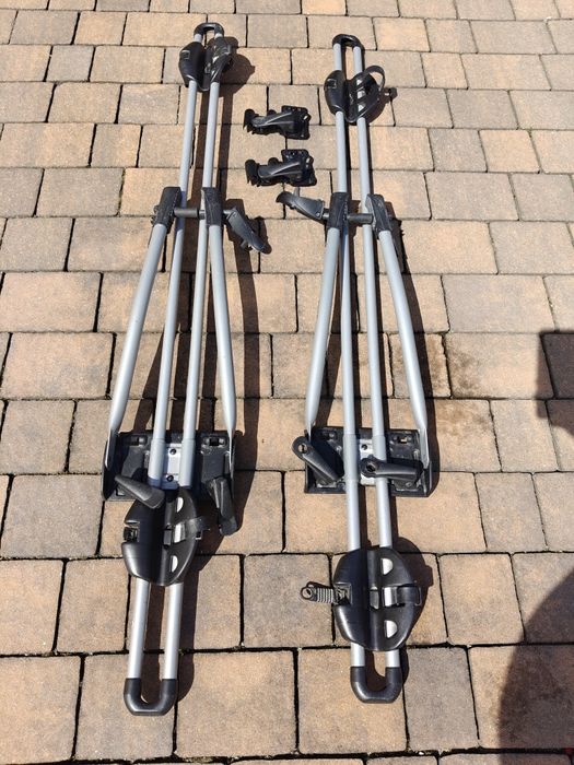 Thule belki dachowe + uchwyty + bagażnik rowerowy – Honda Civic IX Tourer