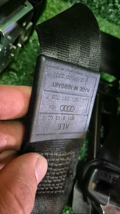 Cintos Segurança Pretos Originais Audi A4 B6 B7 8E de 2000 a 2008