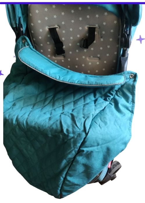 Коляска прогулочная серая carello