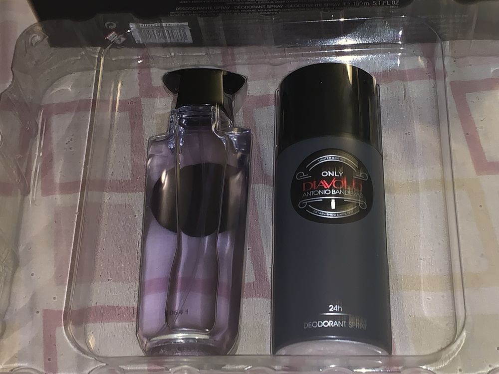 Only Diavolo Antonio Banderas Limited Edition perfume e desodorizante Benfica OLX.pt