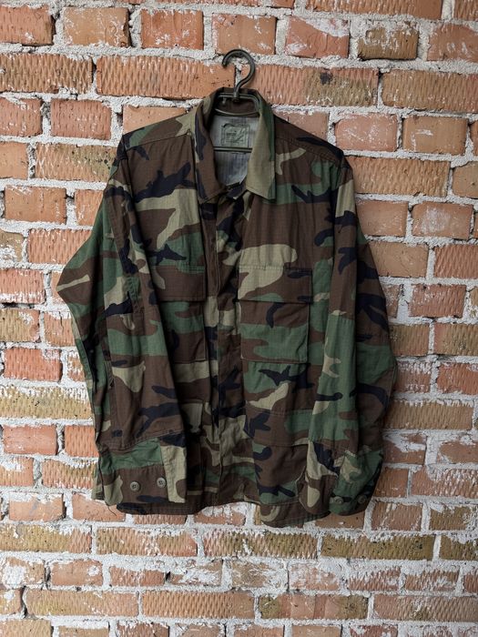Кітель вудланд US ARMY BDU SHIRT | WOODLAND Medium Short 46/48 М розмір! Американський Оригінал Контрактний!