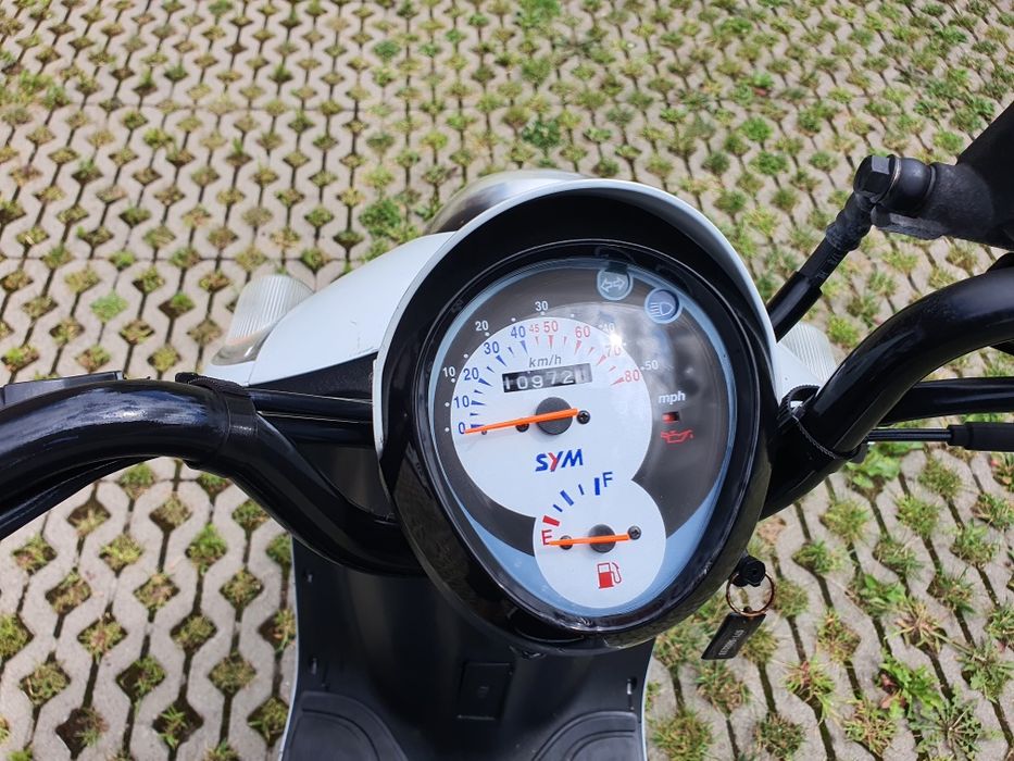 Skuter RETRO SYM MIO 50 4T w bardzo dobrym stanie TRANSPORT RATY