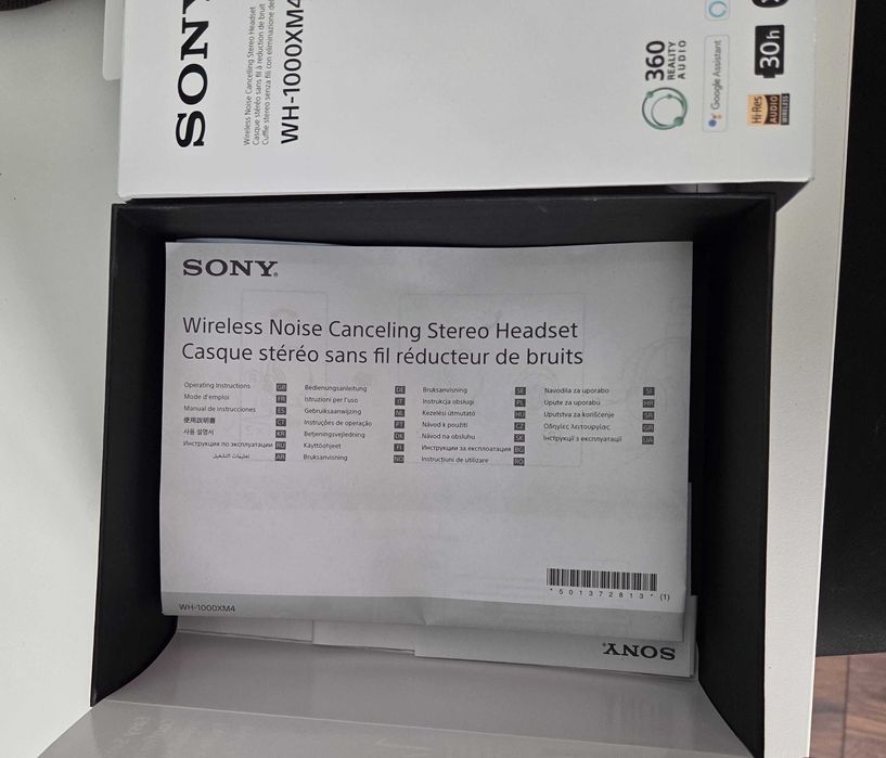 SONY WH-1000XM4 – Stan idealny, pełny zestaw