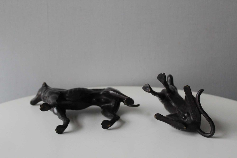 Собака, віденська бронза, Австрія, пара