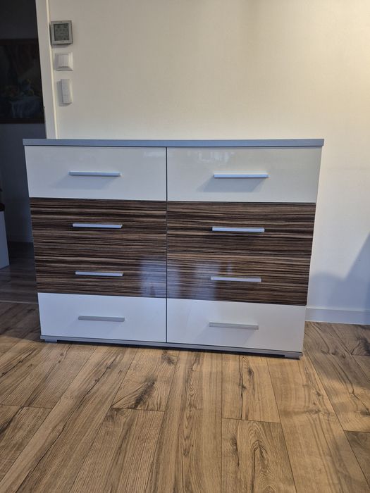 Komoda fronty połysk 120x92x43cm
