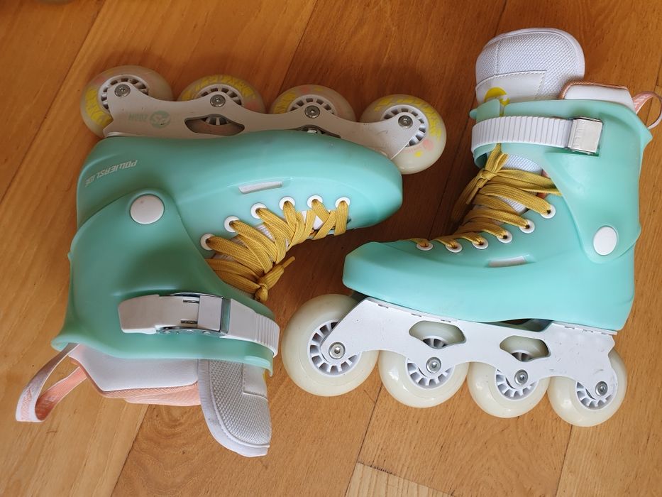 Powerslide Zoom Baby Blue r 37-38 Barbie Dream Rolki Slalom Fsk