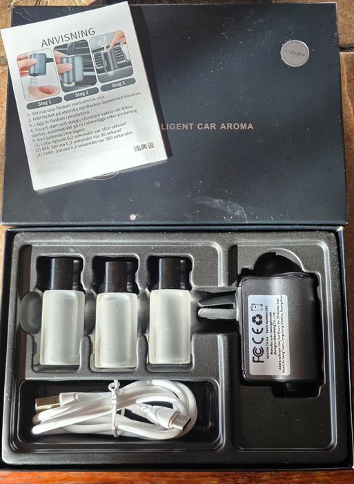 Dyfuzor zapachowy do samochodu aromaterapia