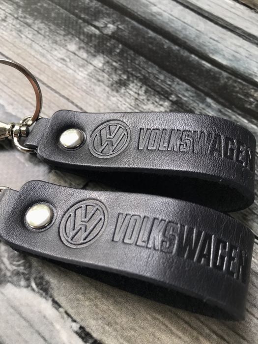Брелок Skoda,Volkswagen,Шкода,Фольксваген з натуральної шкіри!