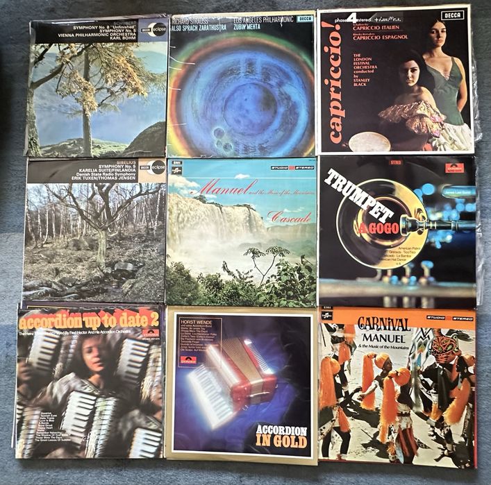 Lote 06 - 72 discos de vinil, Lp's - Musica Clássica