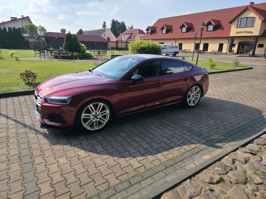 Audi A5 Sportback Audi A5 Sportback 2.0 TDI 190 KM S tronic | 2017 | Pakiet Black | Gren