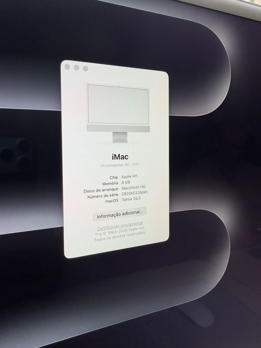 Apple IMac M1 Silver 8G RAM
