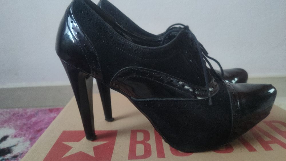 Buty sznurowane vintage r 36 wkl 23 Massimo Polli