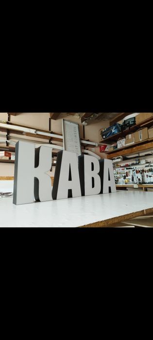 Світлові об'ємні літери КАВА 6500грн для кав'ярні, Буквы, Вывеска