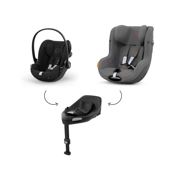 Cybex fotelik Cloud G + Sirona G +Baza G , dwa foteliki i jedna baza