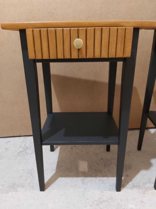 Hemnes Ikea stolik nocny - po renowacji