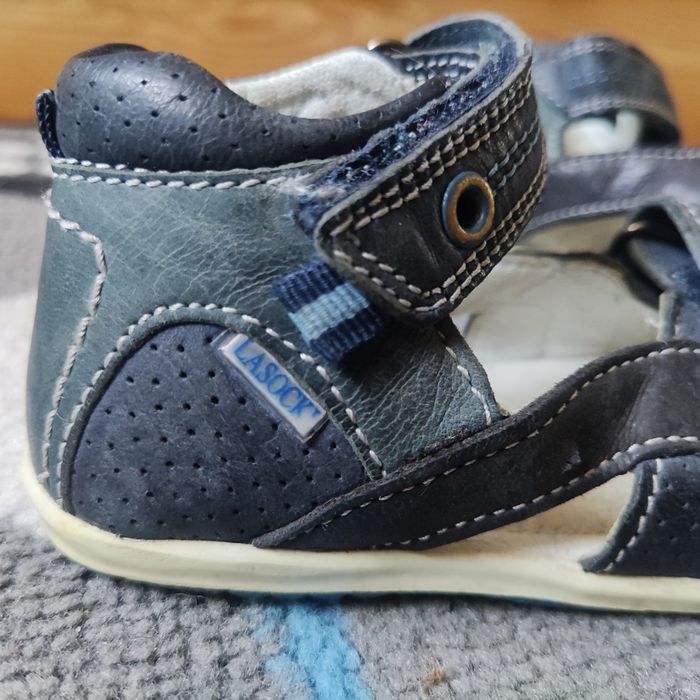 Buty, dziecięce,na lato, sandały Lasocki, 21, granatowe, skórzane