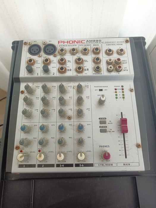 Mesa de mistura  2 canais