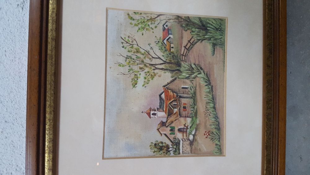 Quadros antigos tecido