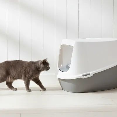 Wc / caixa de areia grande para gato