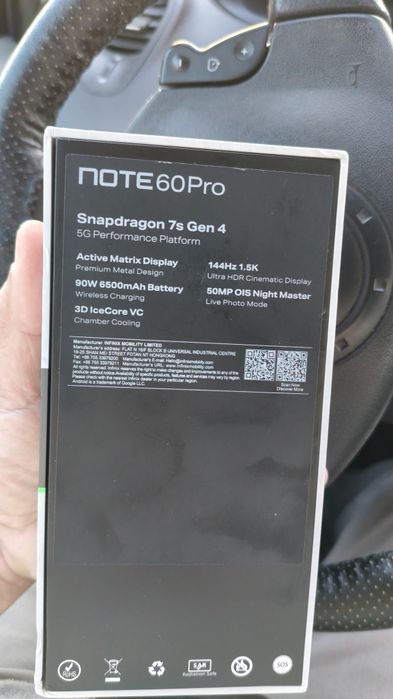 Infinix Note 60 Pro 256Gb/TROCA