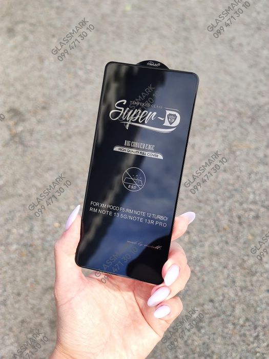 Якісне захисне скло Xiaomi Redmi Note 13 5G защитное стекло 5D сяоми