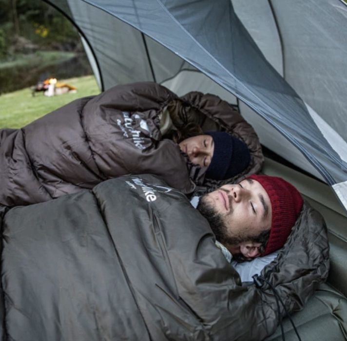 Зимовий спальний мішок Naturehike U350S (зелений).