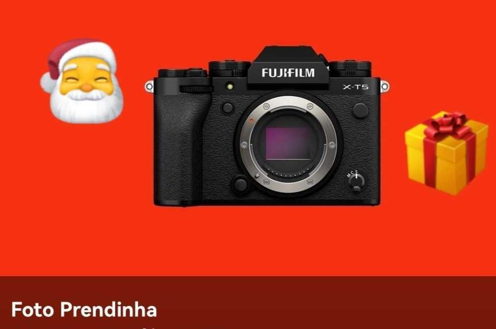 Fuji X-T5 Nova + Fuji XF 50x140 F: 2.8 WR, em estado novo, garantia