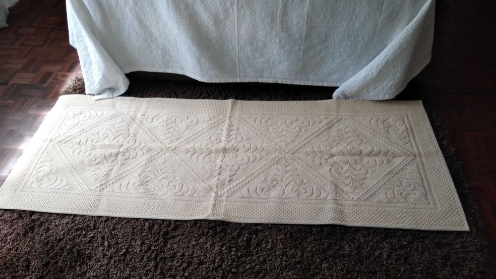 Tapetes cor cru em algodão